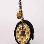 Limited Edition Chanel Métiers D'art 2021 Velvet Embossed Jewel Miniaudiere - FashioNica