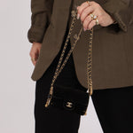 Limited Edition Chanel Métiers D'art 2021 Velvet Embossed Jewel Miniaudiere - FashioNica
