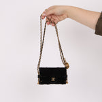 Limited Edition Chanel Métiers D'art 2021 Velvet Embossed Jewel Miniaudiere - FashioNica