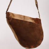 Limited Edition Dior 2002 Ponyhair Baudrier Saddle Bag - FashioNica
