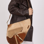 Limited Edition Dior 2002 Ponyhair Baudrier Saddle Bag - FashioNica