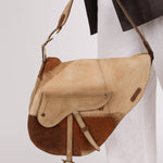 Limited Edition Dior 2002 Ponyhair Baudrier Saddle Bag - FashioNica