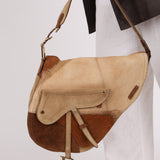 Limited Edition Dior 2002 Ponyhair Baudrier Saddle Bag - FashioNica