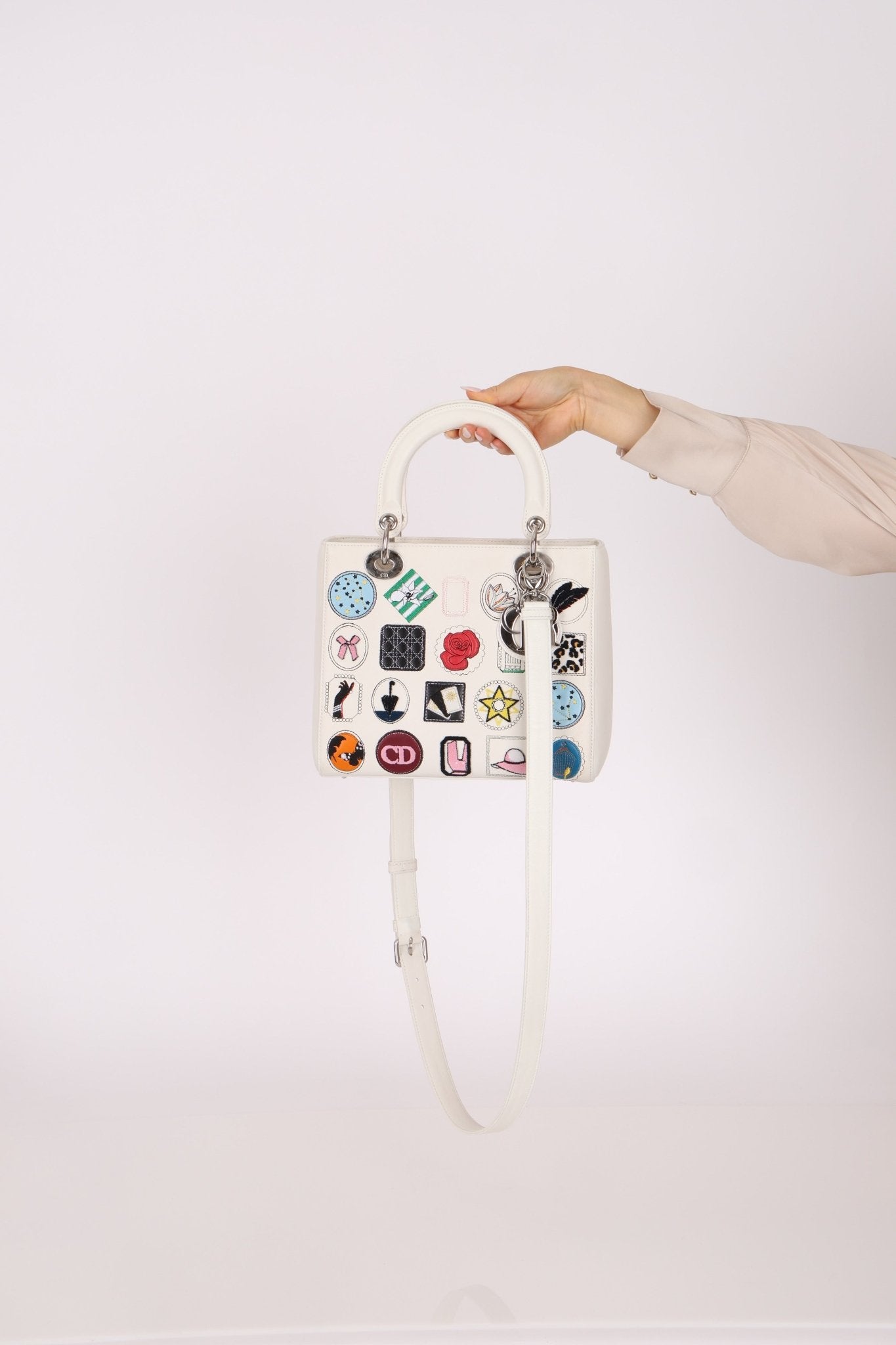 Limited Edition Dior 2016 Patch Medium Lady Dior - FashioNica