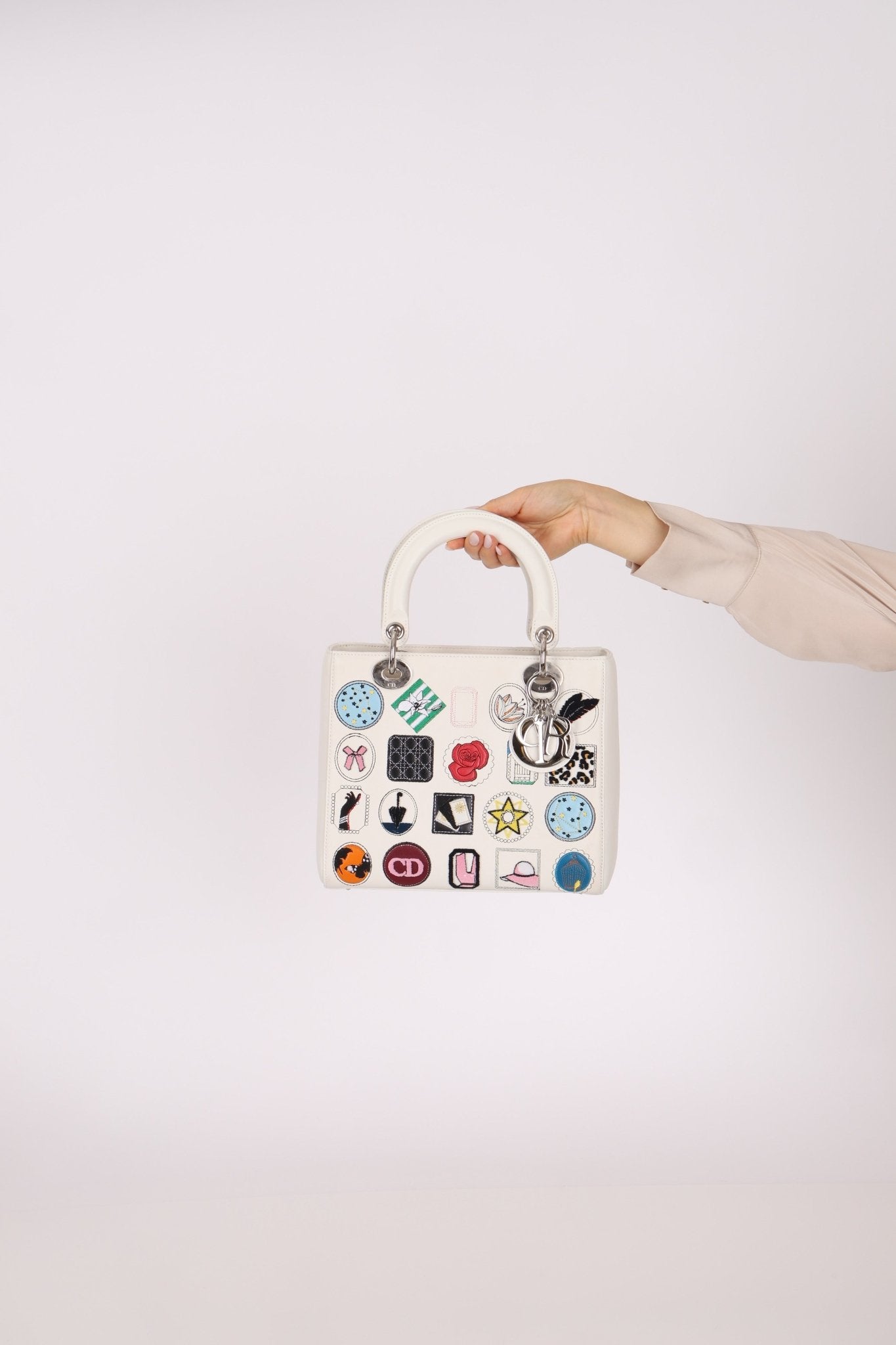 Limited Edition Dior 2016 Patch Medium Lady Dior - FashioNica