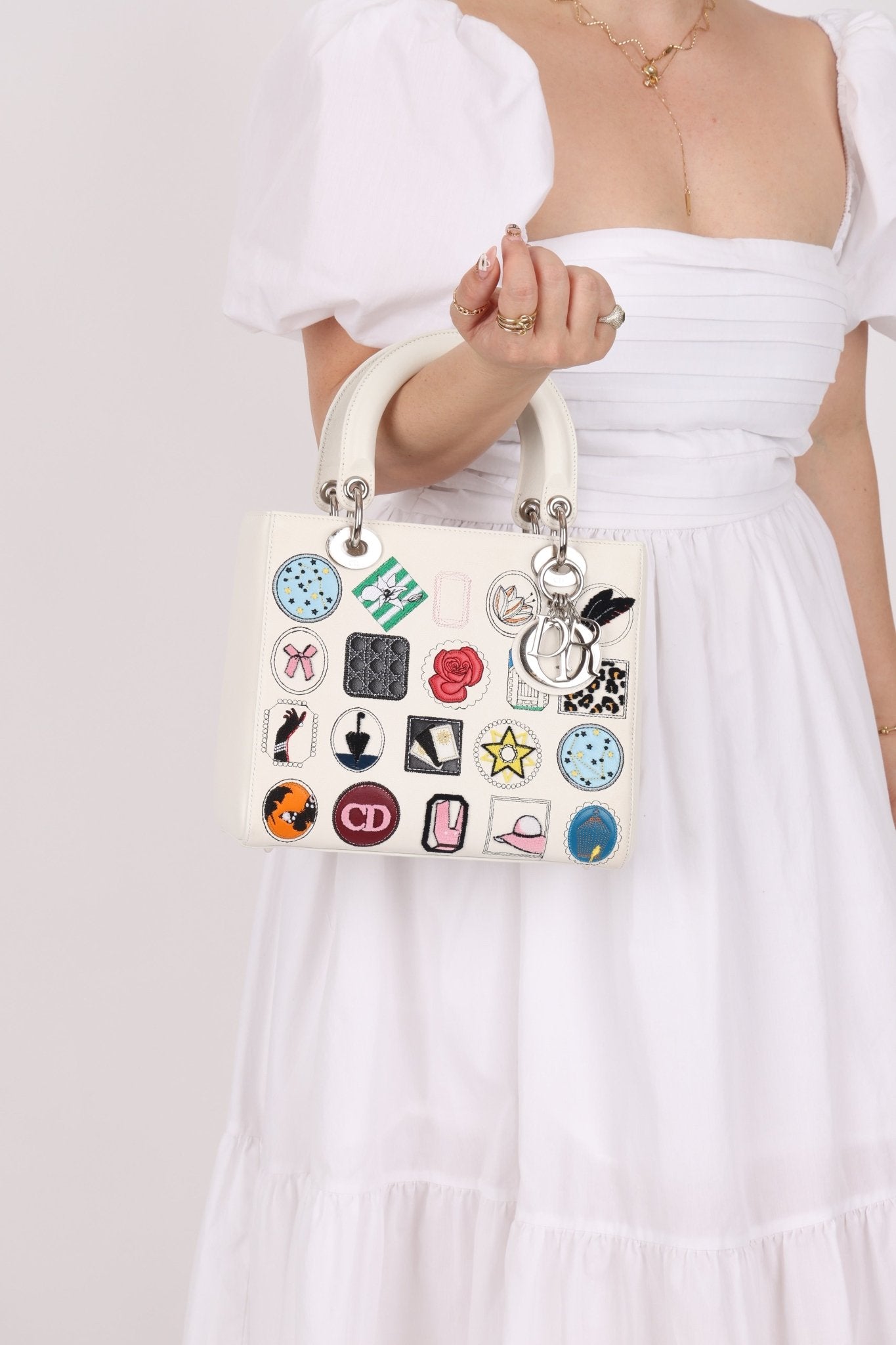 Limited Edition Dior 2016 Patch Medium Lady Dior - FashioNica