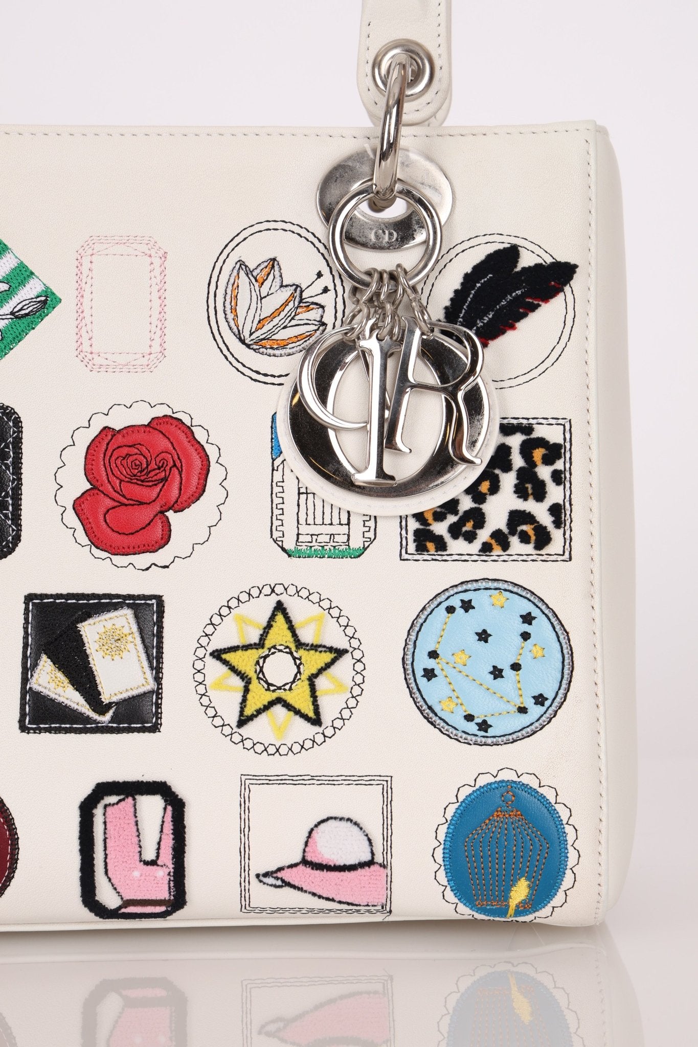 Limited Edition Dior 2016 Patch Medium Lady Dior - FashioNica