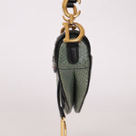 Limited Edition Dior 2019 Beaded Python Mini Saddle with Dior Guitar Strap - FashioNica