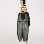 Limited Edition Dior 2019 Beaded Python Mini Saddle with Dior Guitar Strap - FashioNica