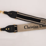 Limited Edition Dior 2019 Beaded Python Mini Saddle with Dior Guitar Strap - FashioNica