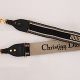 Limited Edition Dior 2019 Beaded Python Mini Saddle with Dior Guitar Strap - FashioNica