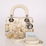 Limited Edition Dior Satin Beaded Pearl Mini Lady - FashioNica