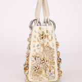 Limited Edition Dior Satin Beaded Pearl Mini Lady - FashioNica