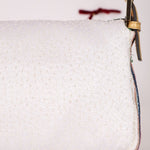 Limited Edition Fendi 1997 Pop - Art Beaded Sequin Snakeskin Baguette - FashioNica