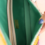 Limited Edition Fendi 1997 Pop - Art Beaded Sequin Snakeskin Baguette - FashioNica