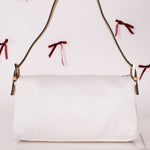 Limited Edition Fendi 1997 Pop - Art Beaded Sequin Snakeskin Baguette - FashioNica