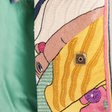 Limited Edition Fendi 1997 Pop - Art Beaded Sequin Snakeskin Baguette - FashioNica