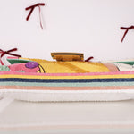 Limited Edition Fendi 1997 Pop - Art Beaded Sequin Snakeskin Baguette - FashioNica