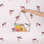 Limited Edition Fendi 1997 Pop - Art Beaded Sequin Snakeskin Baguette - FashioNica