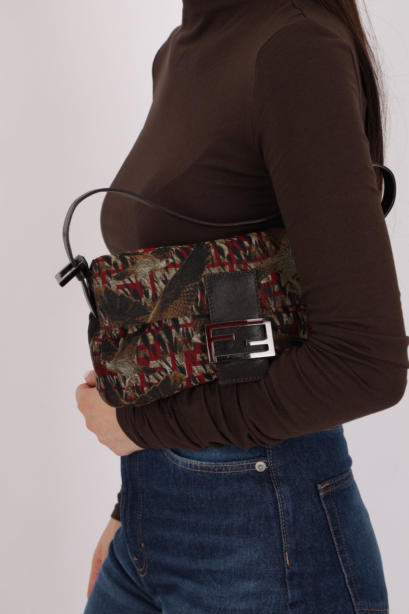 Limited Edition Fendi Bird Motif Baguette SHW - FashioNica