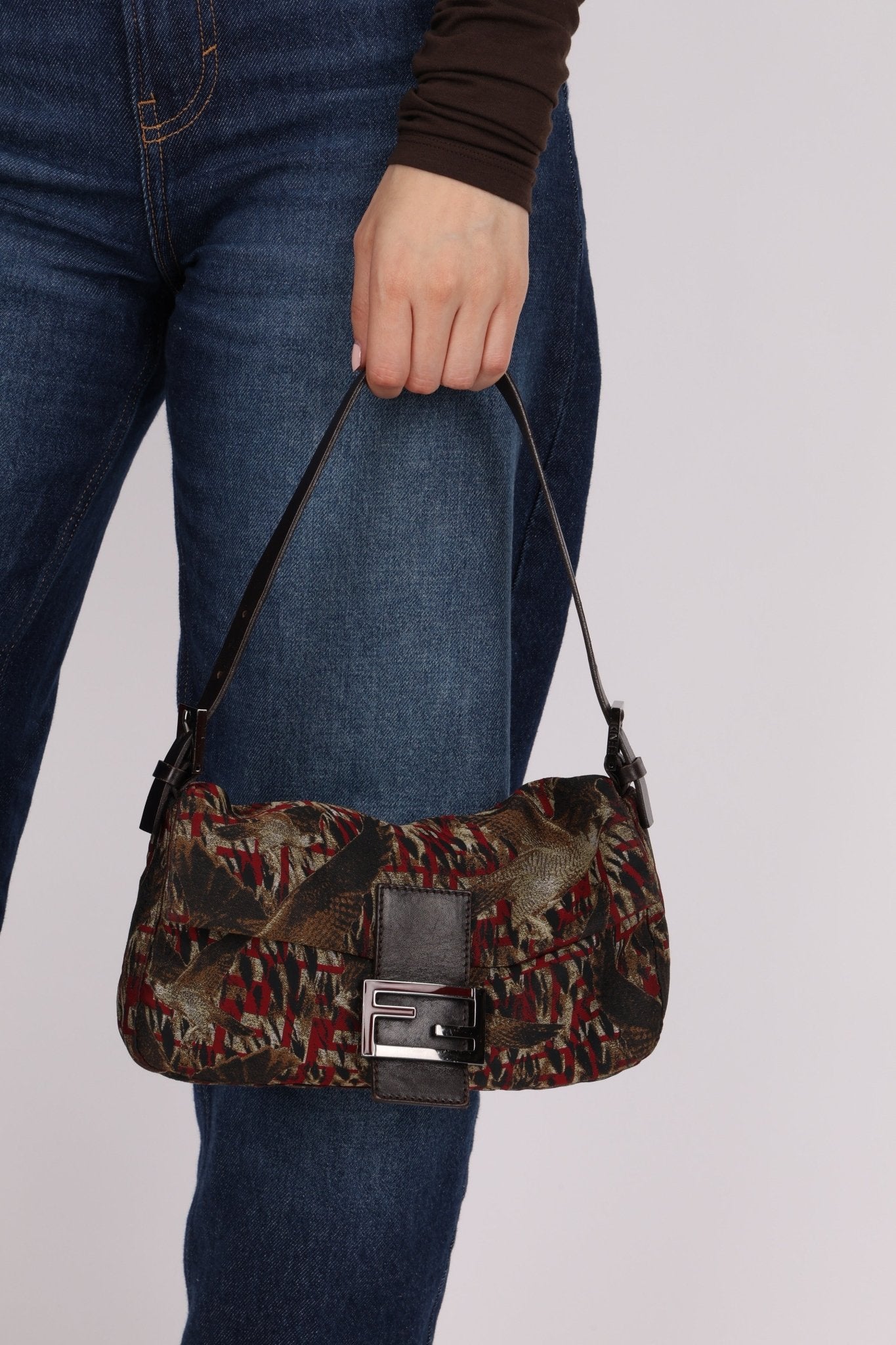 Limited Edition Fendi Bird Motif Baguette SHW - FashioNica