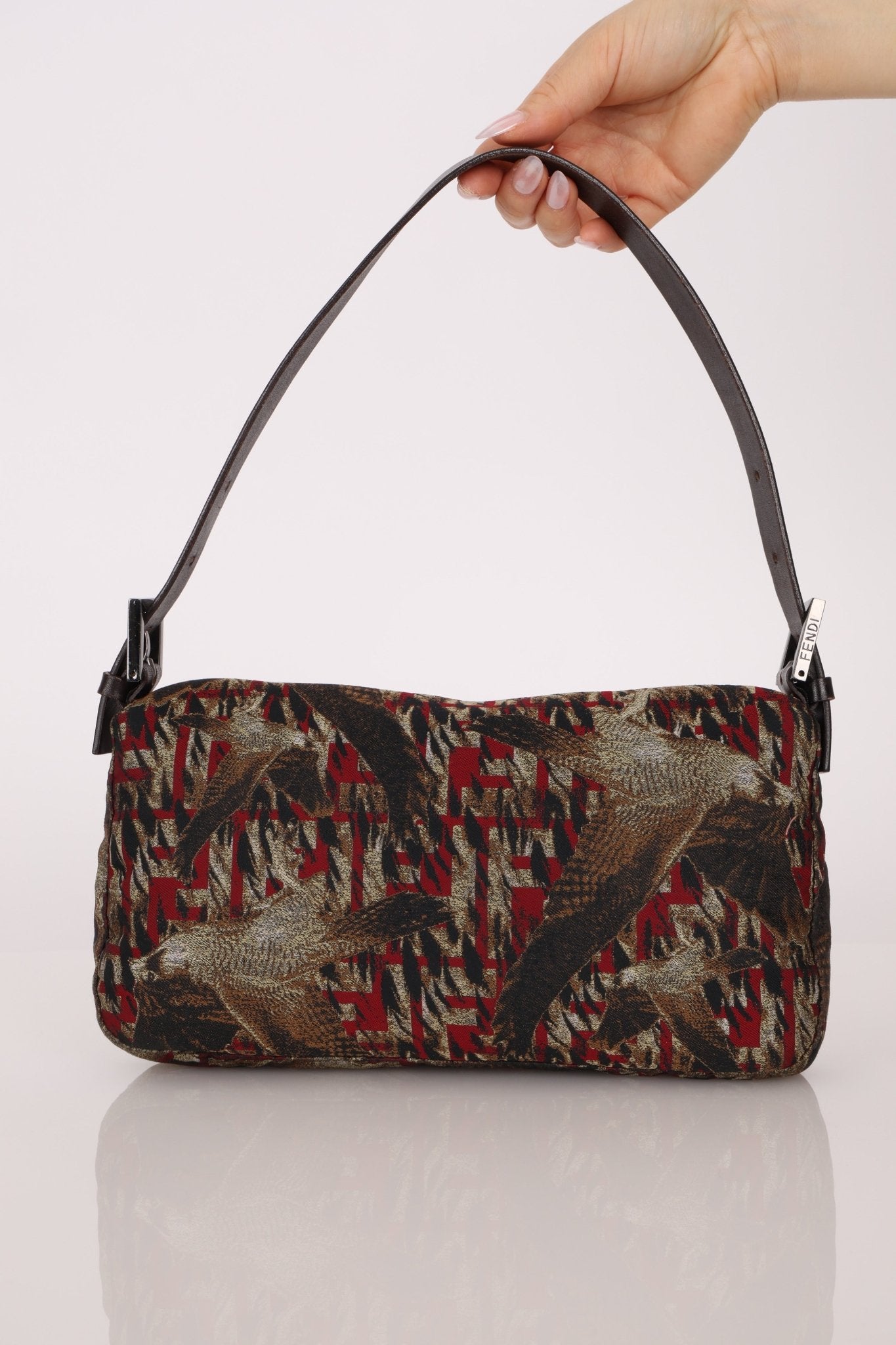 Limited Edition Fendi Bird Motif Baguette SHW - FashioNica