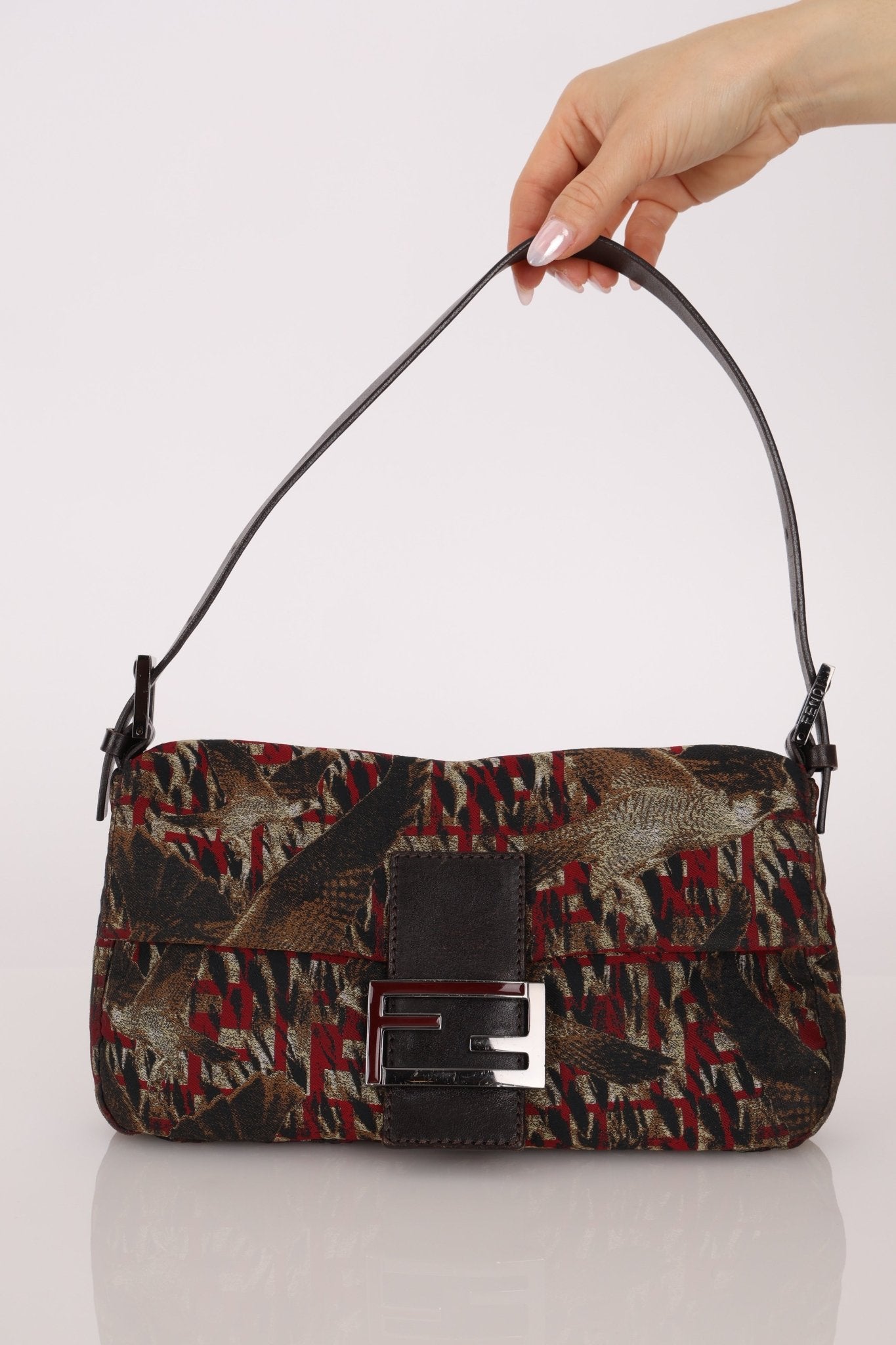 Limited Edition Fendi Bird Motif Baguette SHW - FashioNica