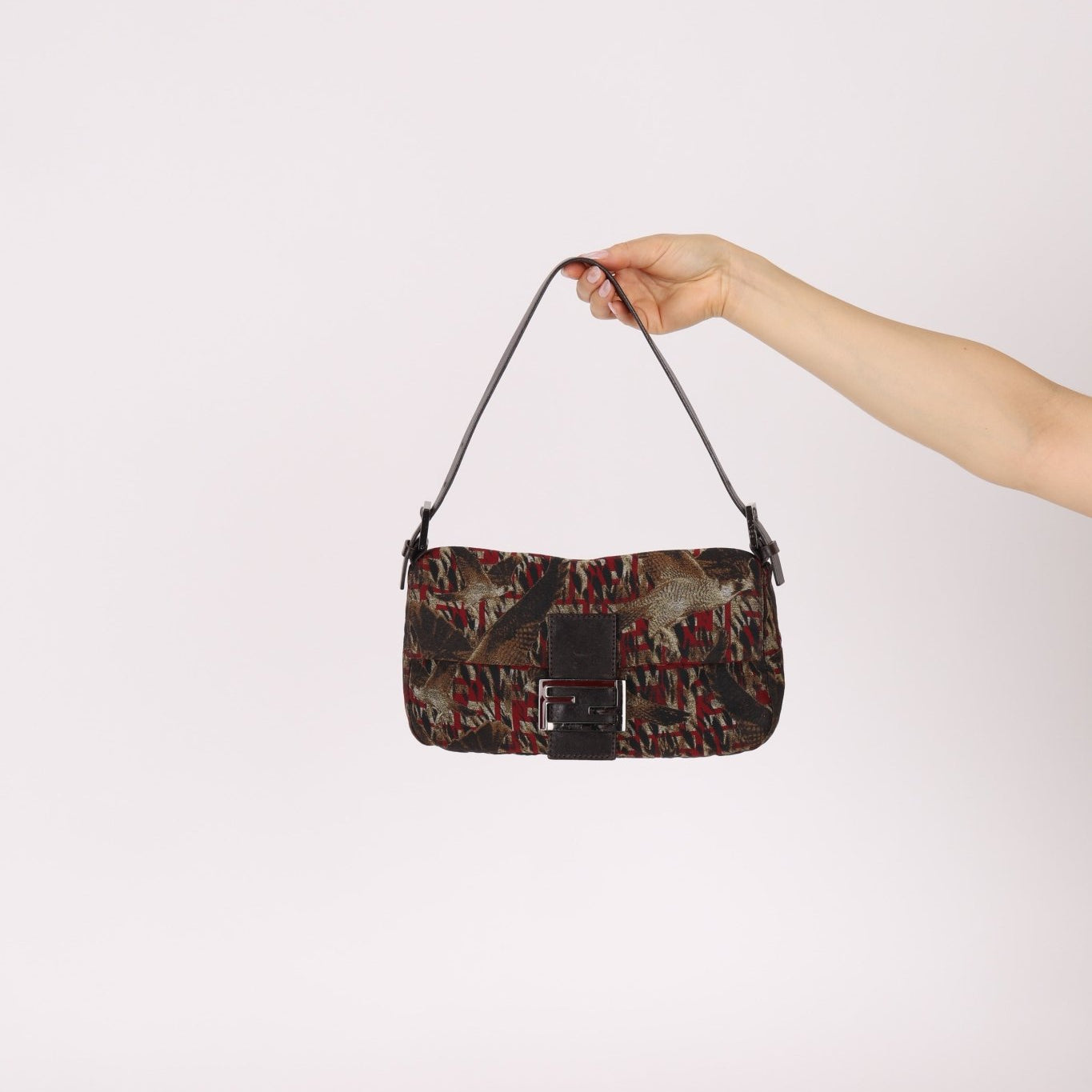 Limited Edition Fendi Bird Motif Baguette SHW - FashioNica