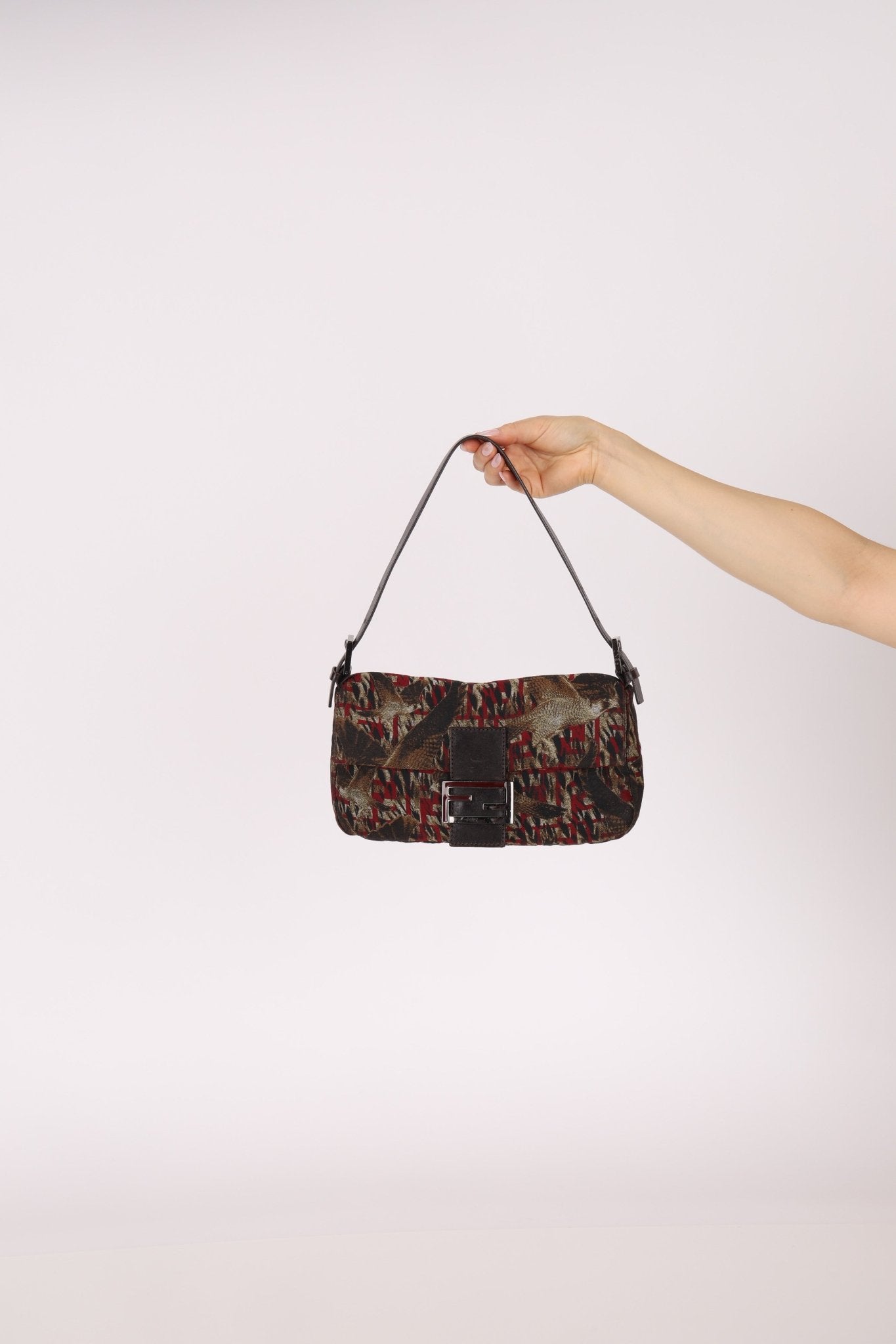 Limited Edition Fendi Bird Motif Baguette SHW - FashioNica