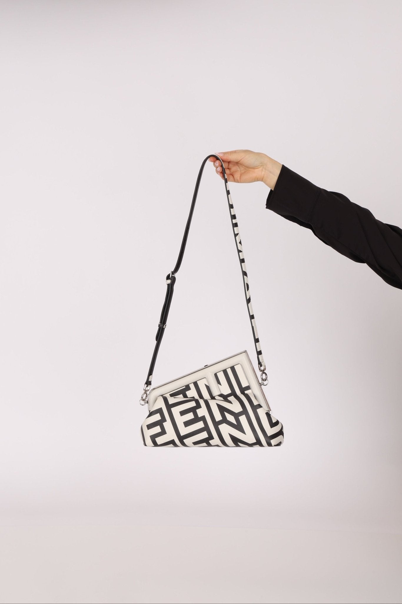 Limited Edition Fendi By Marc Jacobs Logo Small First Clutch - FashioNica