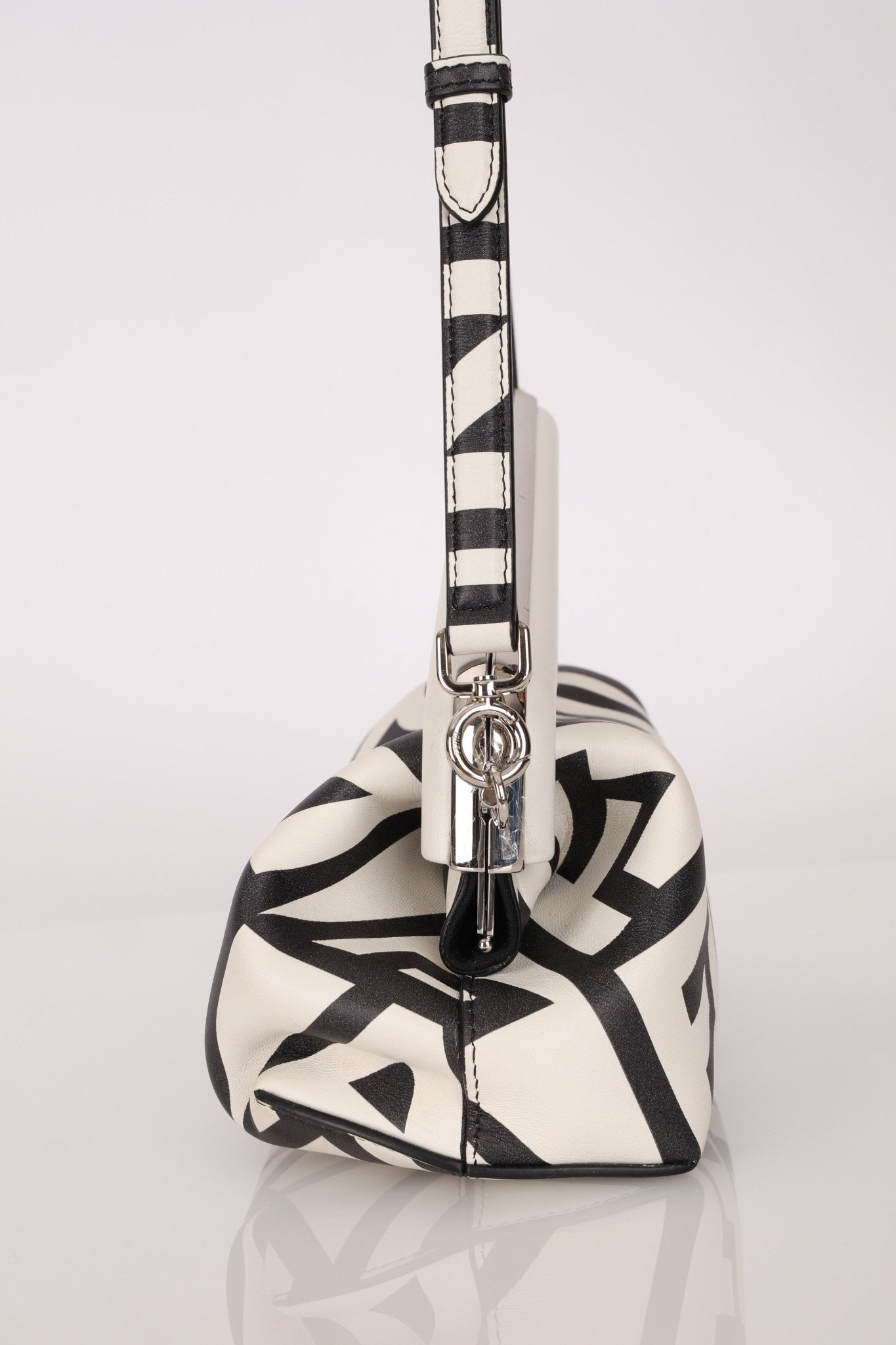 Limited Edition Fendi By Marc Jacobs Logo Small First Clutch - FashioNica