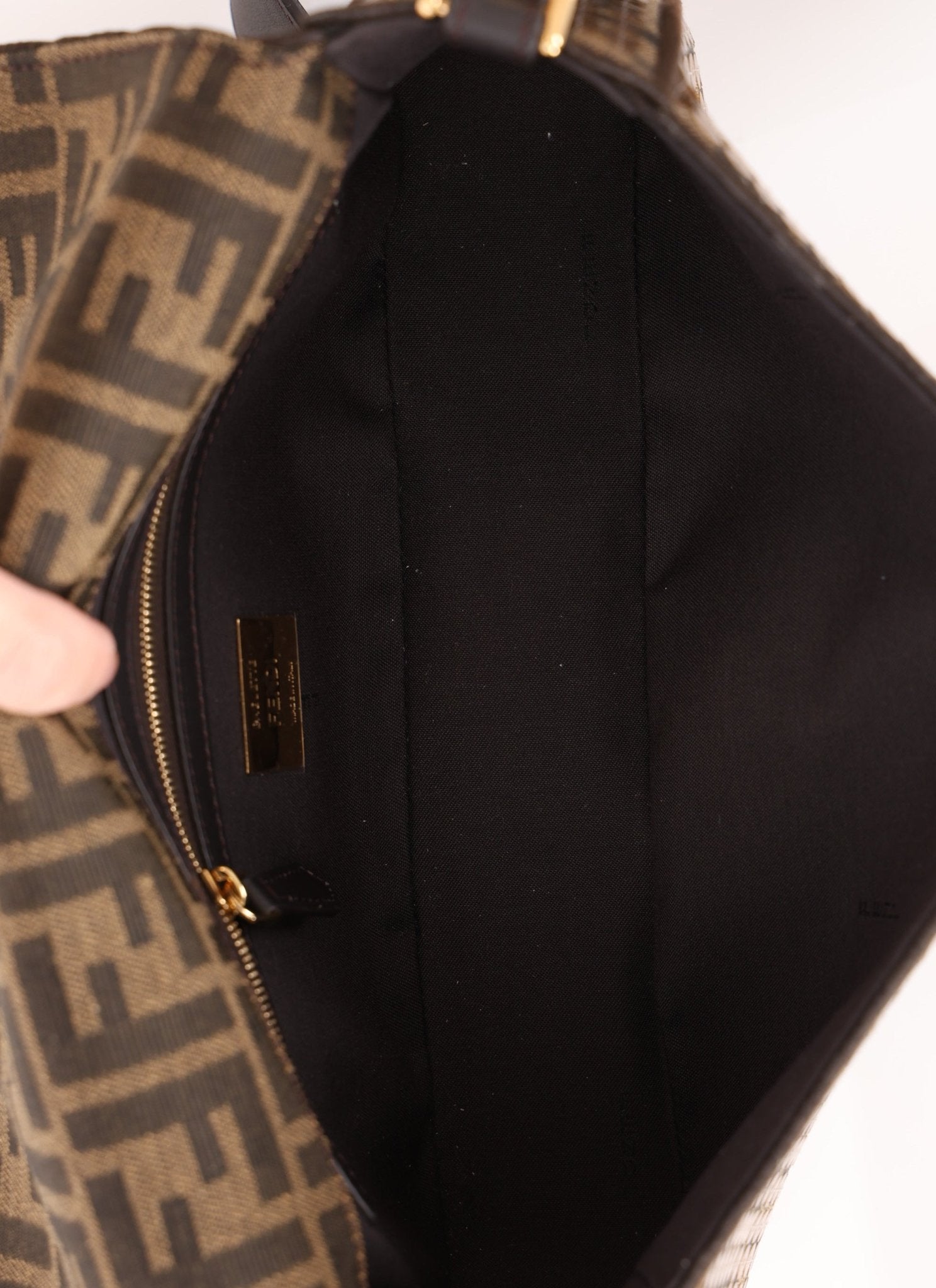 Limited Edition Fendi Re - Edition Zucca Sequin Baguette - FashioNica