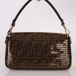 Limited Edition Fendi Re - Edition Zucca Sequin Baguette - FashioNica
