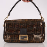 Limited Edition Fendi Re - Edition Zucca Sequin Baguette - FashioNica