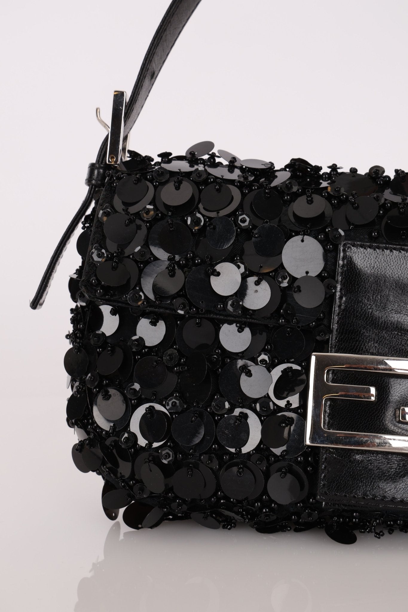 Limited Edition Fendi Sequin Beaded Embellished Baguette - FashioNica