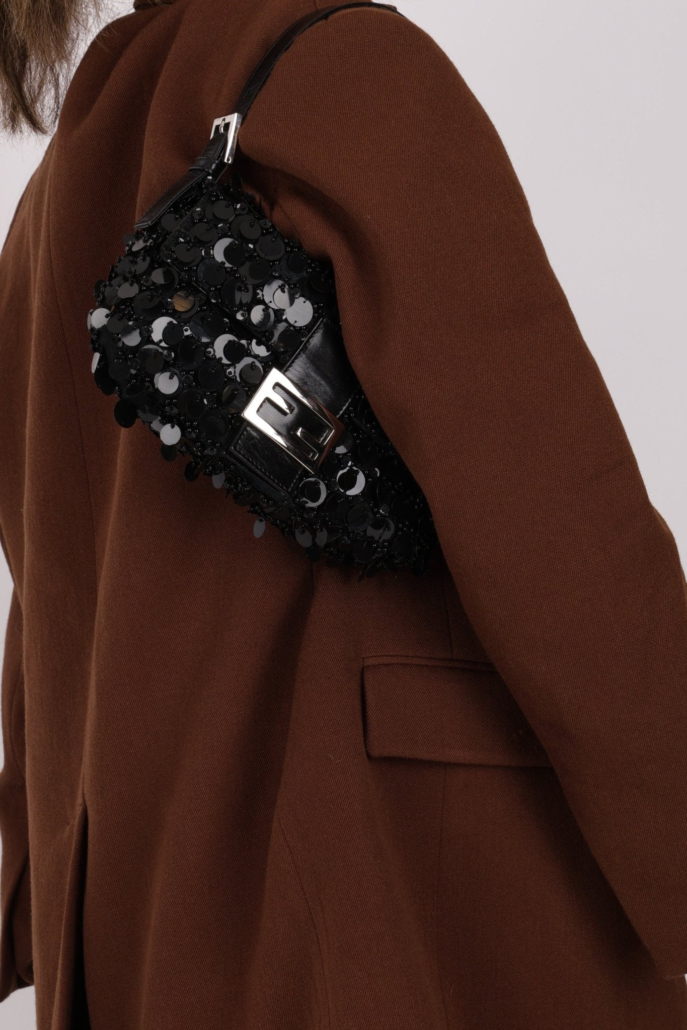 Limited Edition Fendi Sequin Beaded Embellished Baguette - FashioNica