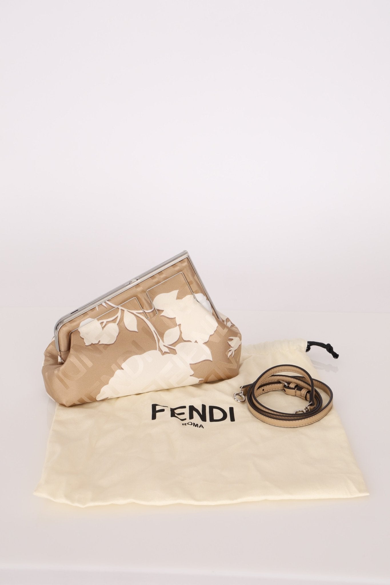 Limited Edition Fendi x SKIMS Floral Jacquard First Small Bag - FashioNica