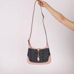Limited Edition Gucci Denim Floral Small Jackie - FashioNica