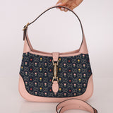 Limited Edition Gucci Denim Floral Small Jackie - FashioNica