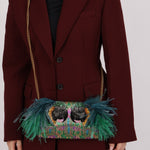 Limited Edition Gucci Macaw Brocade Broadway Clutch - FashioNica