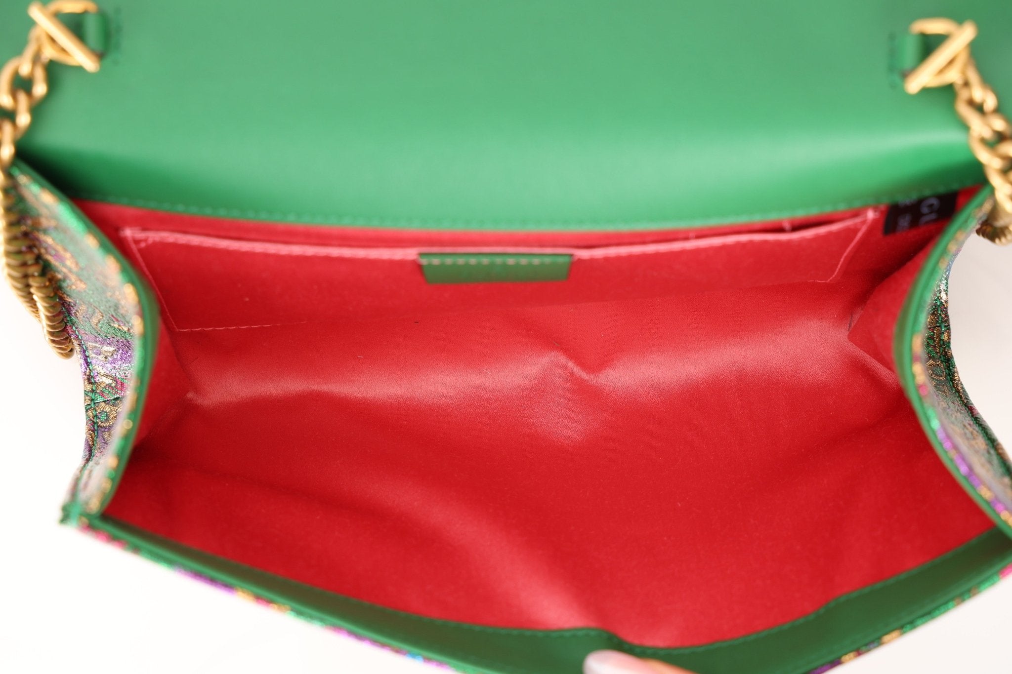 Limited Edition Gucci Macaw Brocade Broadway Clutch - FashioNica