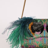 Limited Edition Gucci Macaw Brocade Broadway Clutch - FashioNica