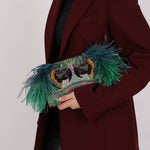 Limited Edition Gucci Macaw Brocade Broadway Clutch - FashioNica