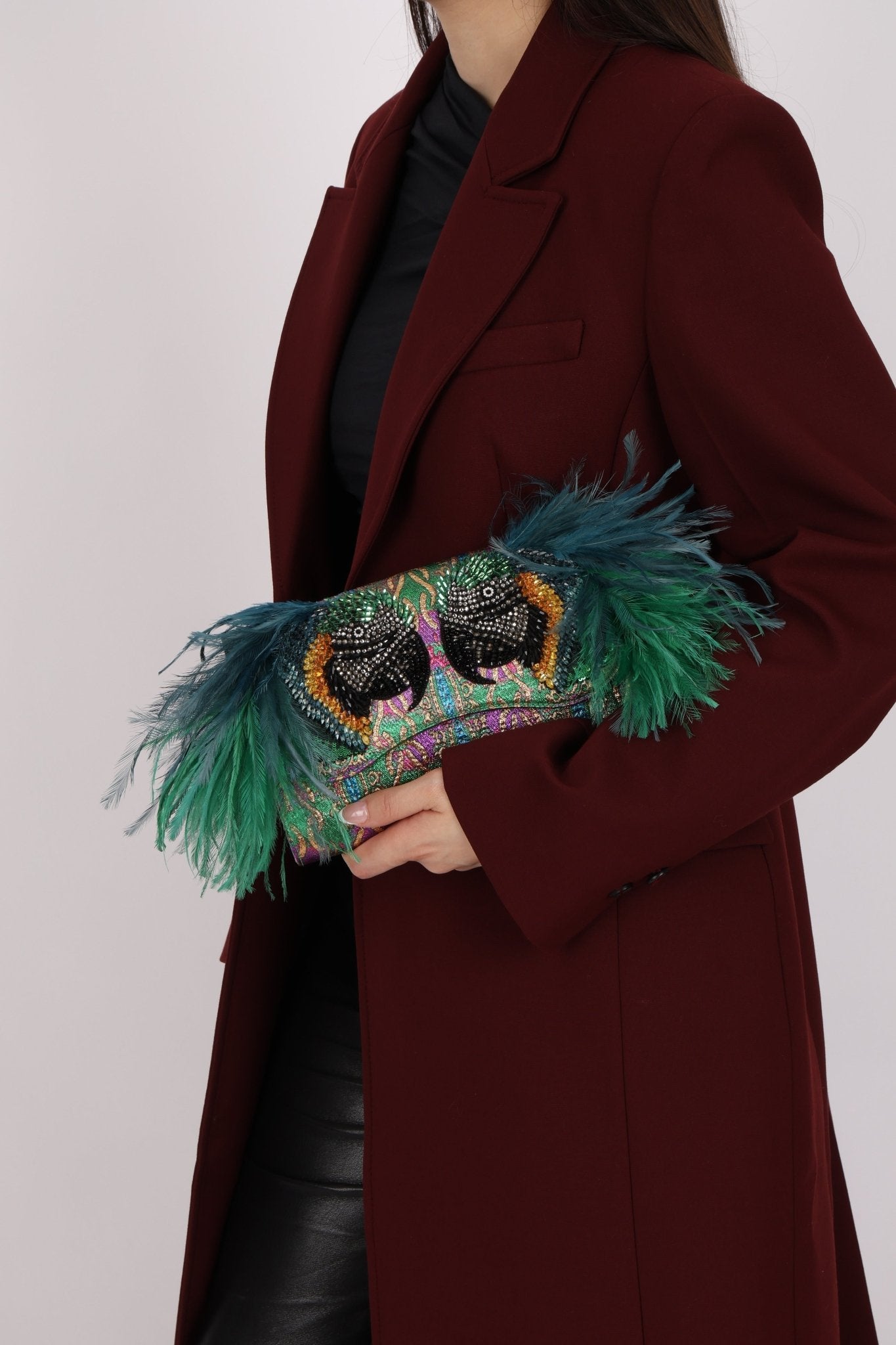 Limited Edition Gucci Macaw Brocade Broadway Clutch - FashioNica