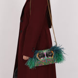 Limited Edition Gucci Macaw Brocade Broadway Clutch - FashioNica