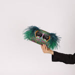 Limited Edition Gucci Macaw Brocade Broadway Clutch - FashioNica