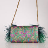 Limited Edition Gucci Macaw Brocade Broadway Clutch - FashioNica