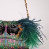 Limited Edition Gucci Macaw Brocade Broadway Clutch - FashioNica