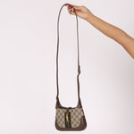 Limited Edition Gucci X Balenciaga The Hacker Project 1961 Coated Canvas Mini Jackie - FashioNica
