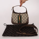 Limited Edition Gucci X Balenciaga The Hacker Project 1961 Coated Canvas Mini Jackie - FashioNica